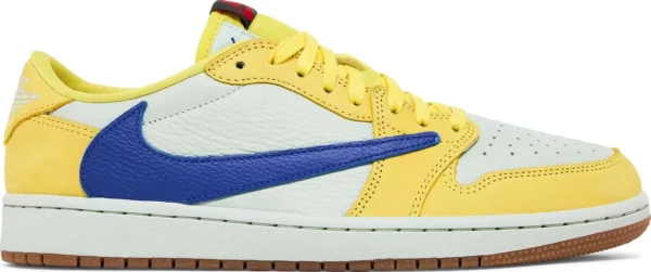 Travis Scott Retro 1 Low 'Canary'