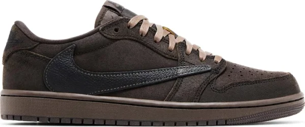 Travis Scott Retro 1 Low 'Velvet Brown'