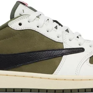 Travis Scott x Air Jordan 1 Retro Low 'Medium Olive'