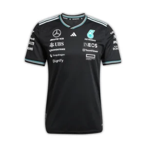 Mercedes AMG Petronas F1 2025 Team Driver T-Shirt – Black